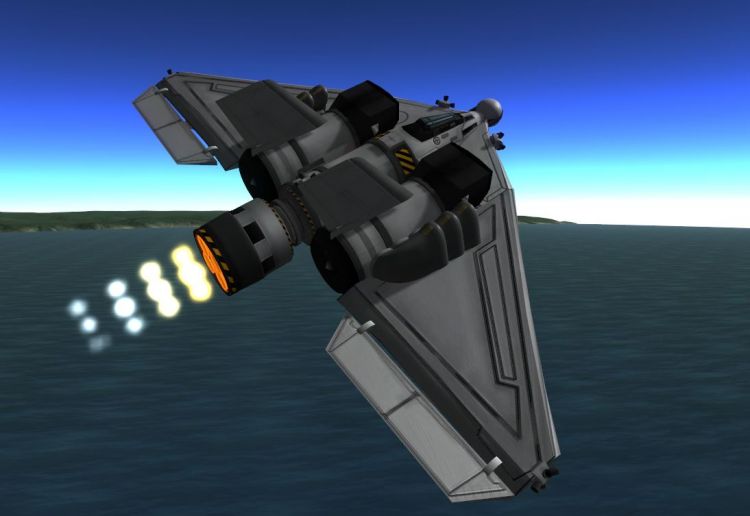 Легкий межпланетный спейсплан со сменным двигателем "Космолет-3с"